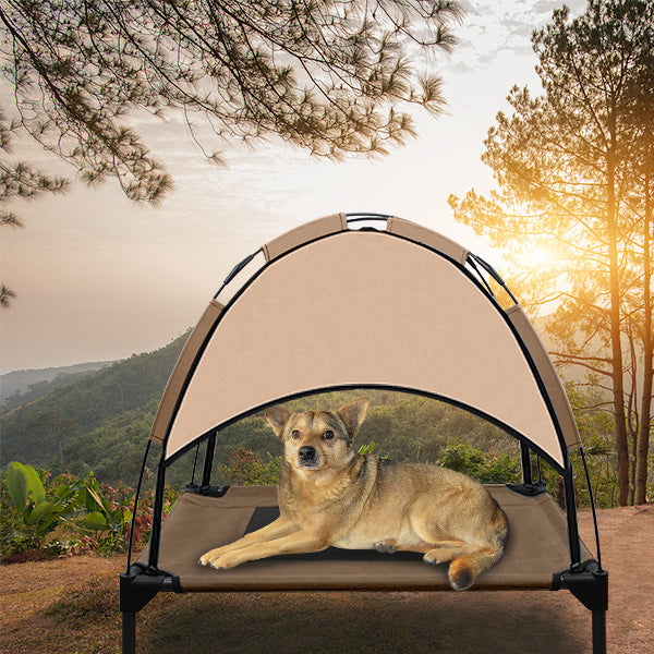 JOYTALE Elevated Dog Bed with Canopy