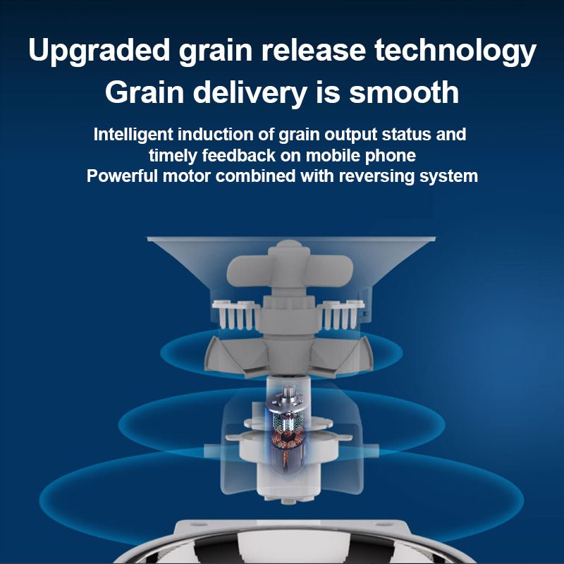 JOYTALE Intelligent pet feeder allows for interactive and fixed-point feeding at any time-5L