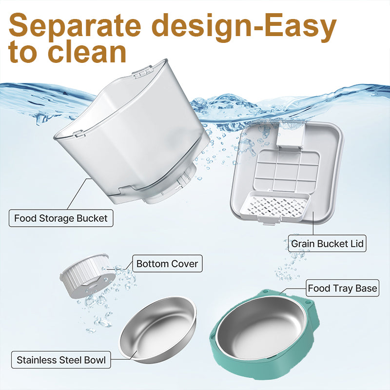 JOYTALE Intelligent pet feeder allows for interactive and fixed-point feeding at any time-3L