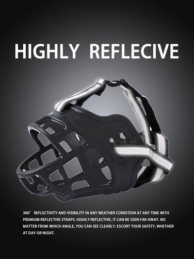 JOYTALE Adjustable Dog Muzzle Chewing Mask Breathable Dog Mouth Muzzle