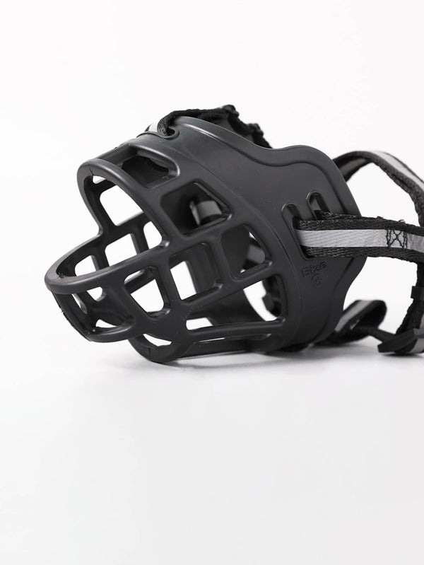 JOYTALE Adjustable Dog Muzzle Chewing Mask Breathable Dog Mouth Muzzle