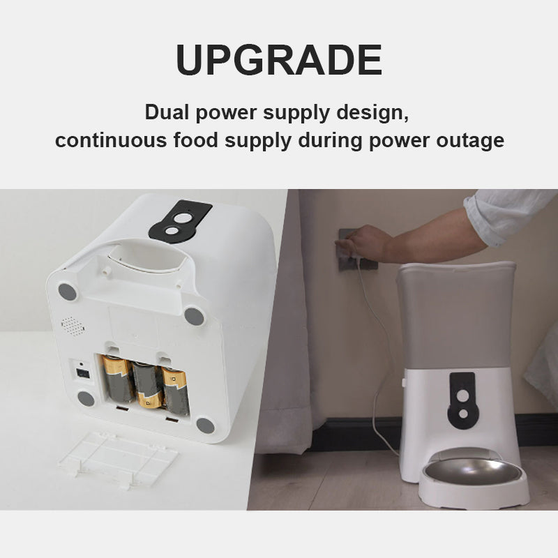 JOYTALE Intelligent pet feeder allows for interactive and fixed-point feeding at any time-5L