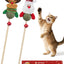 Joytale 2 Pack Christmas Catnip Toys with Bell