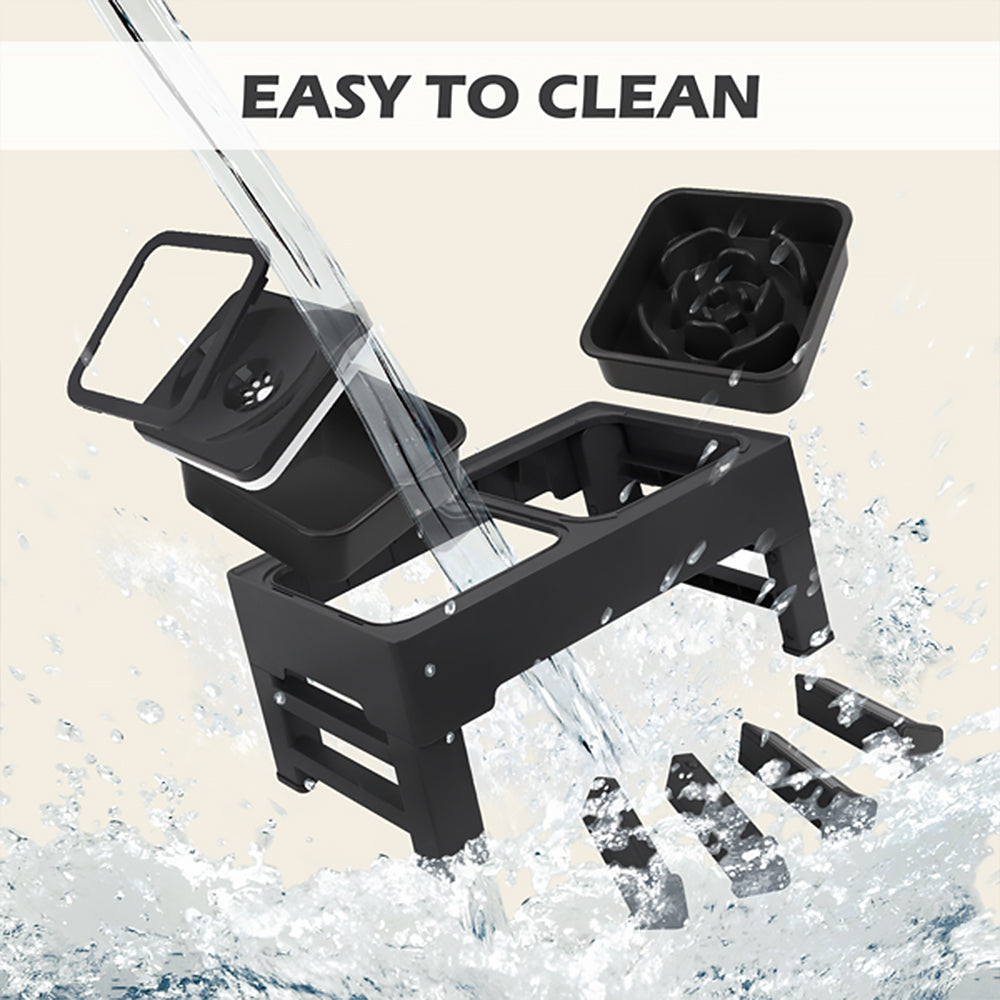 JOYTALE Elevated Dog Bowl Slow Feeder