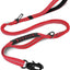 JOYTALE Shock Absorbing Bungee Heavy Duty Tactical Dog Leash with 2 Padded Handle
