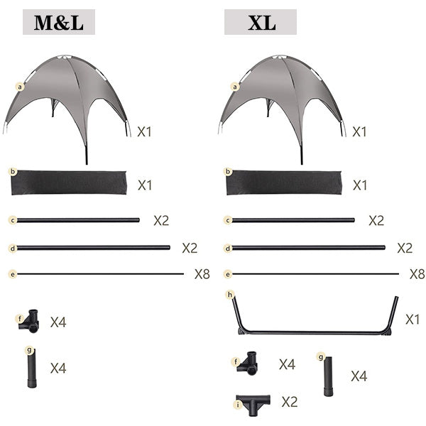 JOYTALE Elevated Dog Bed with Canopy