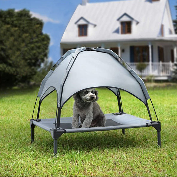 JOYTALE Elevated Dog Bed with Canopy