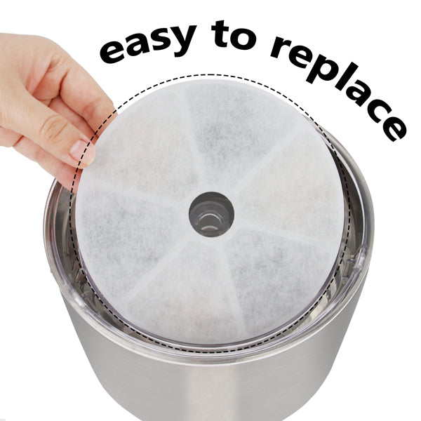 JOYTALE Stainless Steel Pet Water Fountain Filters Set
