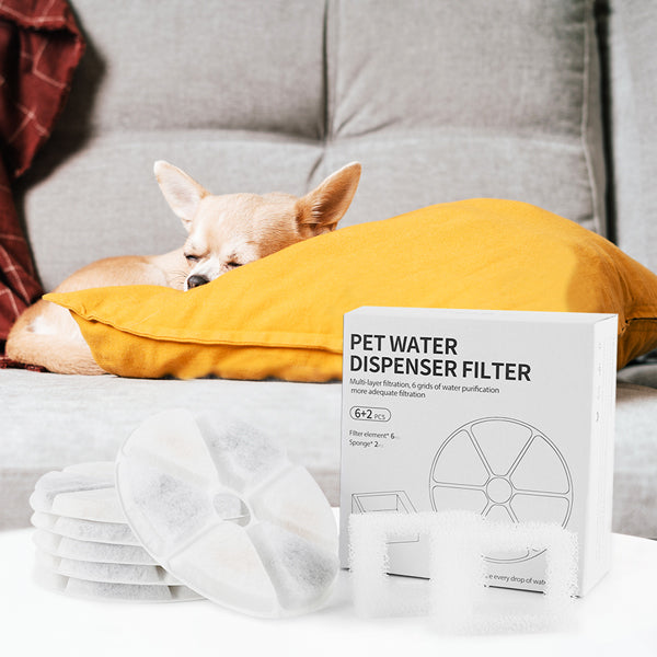 JOYTALE Stainless Steel Pet Water Fountain Filters Set