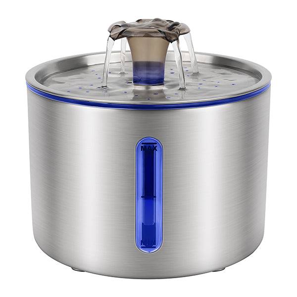 JOYTALE Stainless Steel Pet Water Fountain with Filter